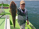 只今の釣りもの マゴチ船