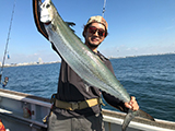 只今の釣りもの サワラ船