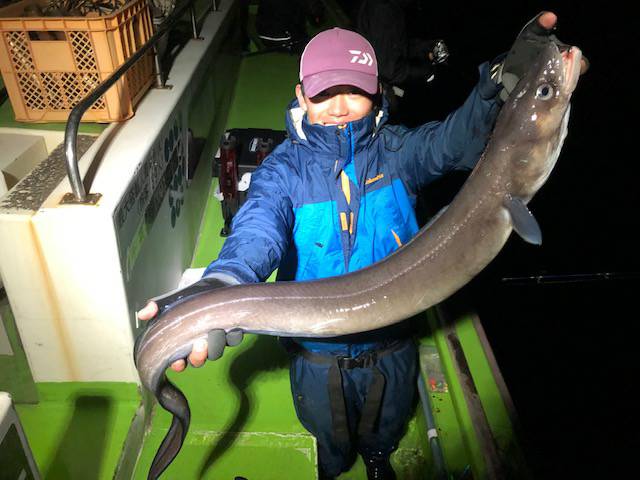 今季初のクロアナゴ船6.3kgが浮上!