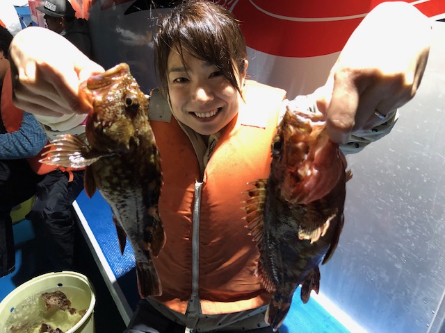 アジもカサゴも活発に!