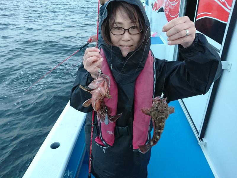 アジもカサゴも好調に!