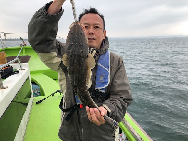 タチウオの反応が25m付近に!
