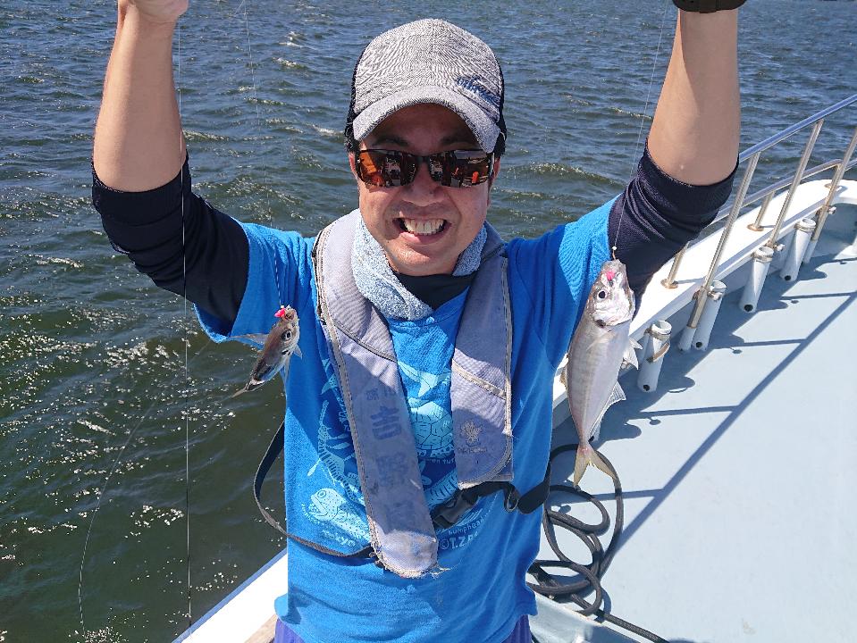 アジ船は風影のポイントでポツポツと!